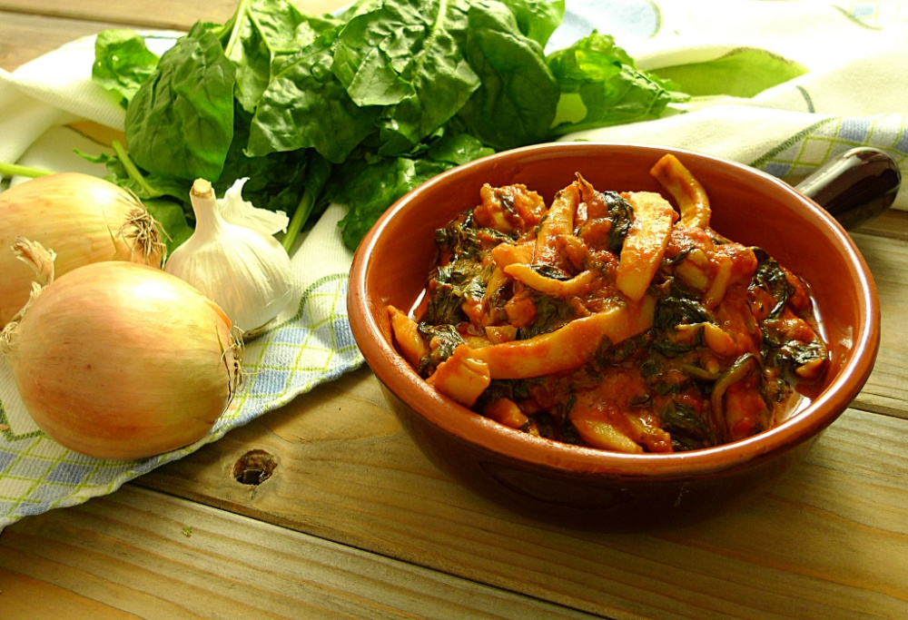 Fettuccine di Totano* con Bietola