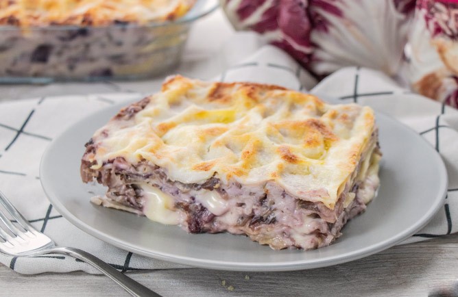 Lasagne Radicchio e Taleggio (F)