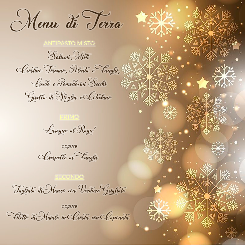 Menu Capodanno Terra