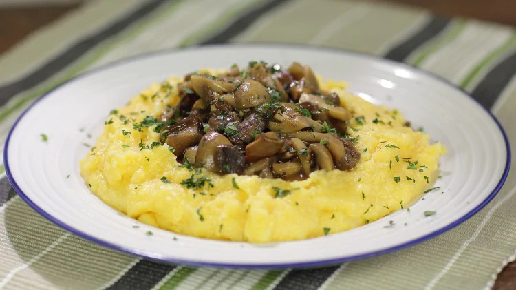 Polenta ai funghi