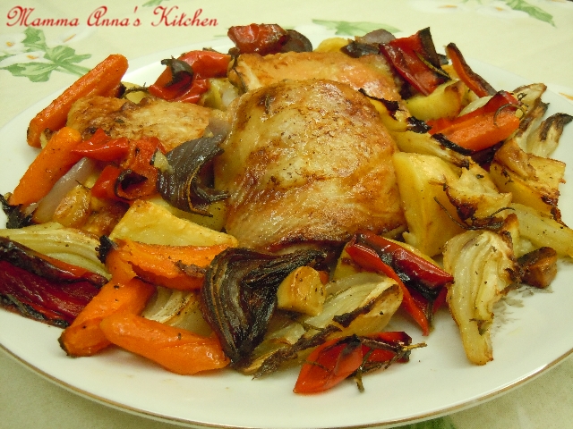 Pollo con Verdure