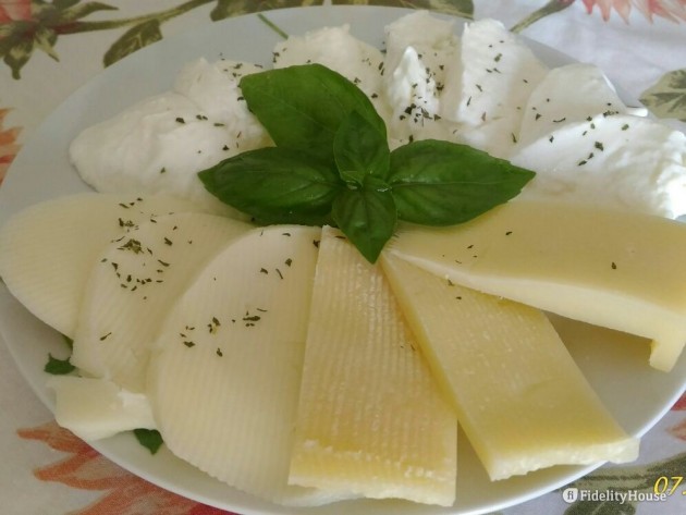 Tris di formaggi